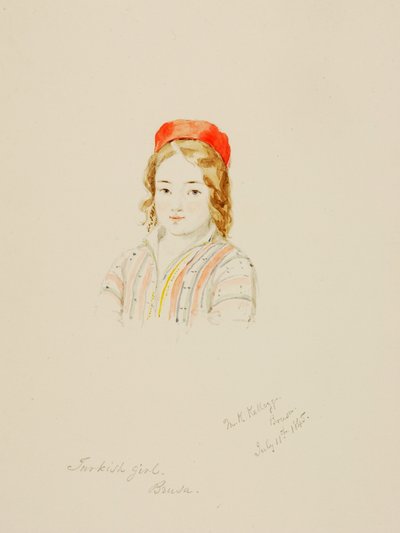 Turkish Girl, Brusa by Miner Kilbourne Kellogg