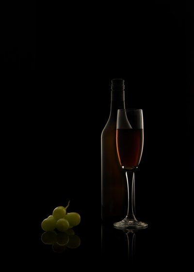 Classic Wine Still Life by Ming Chen