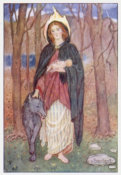 Saint Bridget by Minnie Didbin Spooner