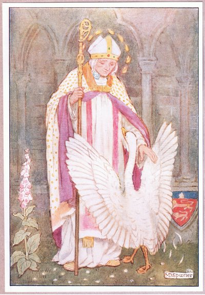 St Hugh and the White Swan by Minnie Didbin Spooner