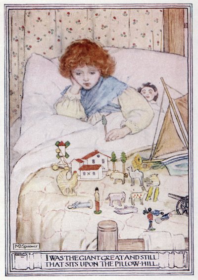 The Land of Counterpane. R L Stevenson by Minnie Didbin Spooner