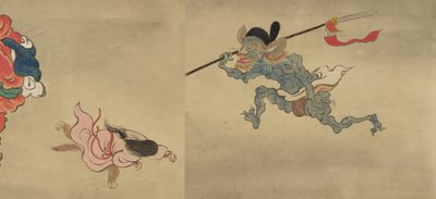 Copy of Night Parade of One Hundred Demons from the Shinjuan Collection by Mochizuki Gyokusen