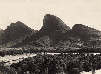 Building an Empire in the Fascist age: mountain chain in the form of a human profile, 09/05/1936 by Modestino Baldinetti