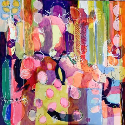 Vibrant Abstract Shapes by Monika Riethmueller