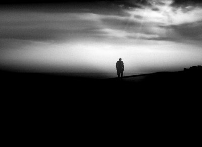 Solitary Man Under Sky by Monika Zemojtel