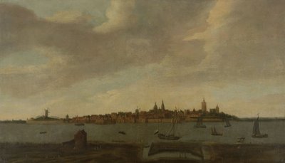 View of Heusden by Monogrammist FK