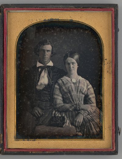 Untitled Portrait of a Man and Woman by Montgomery Simons