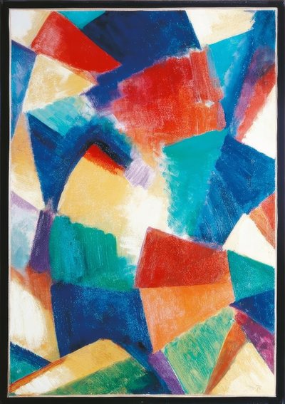 Synchromy in Blue Violet. Study by Morgan Russell