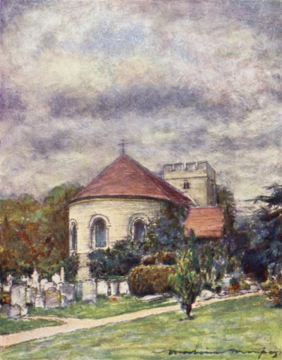 Goring Church by Mortimer Ludington Menpes