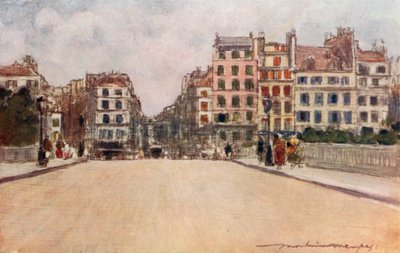 Houses and Shops on the Seine by Mortimer Ludington Menpes