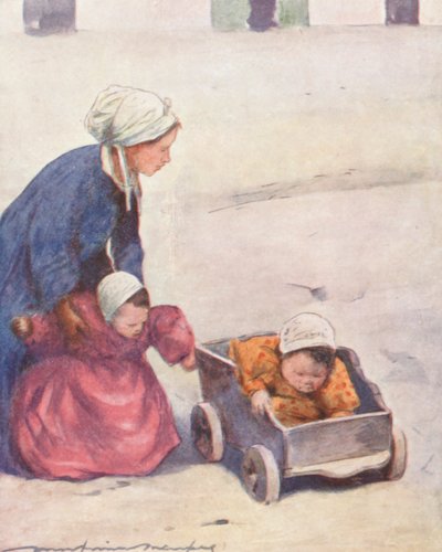 Minding the Babies by Mortimer Ludington Menpes