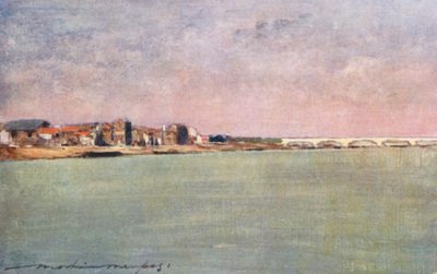 The Seine at Sunset by Mortimer Ludington Menpes