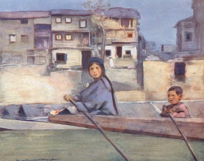 World’s Children: Cashmere, On the River Jhelum by Mortimer Ludington Menpes