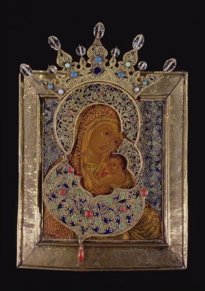 Icon of the Virgin the All Glorified by Moscow School