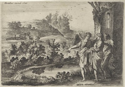 Tobias, Tobit, and the Angel by Moyses van Wtenbrouck