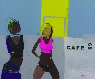 Vibrant Cafe Scene by Mr PETTO