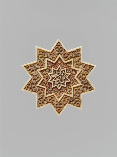 Star-Shaped Plaque, Iran by Muhammad Talib Gilani