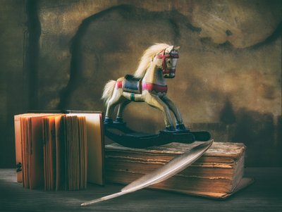 Vintage Rocking Horse Tale by Mykhailo Sherman
