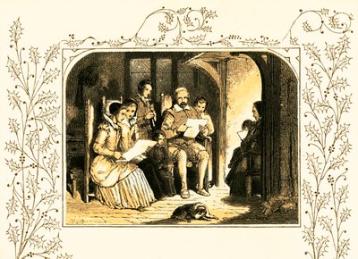 Singing Carols by Myles Birket Foster