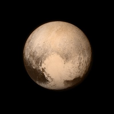 Pluto as seen from New Horizons spacecraft by NASA Images