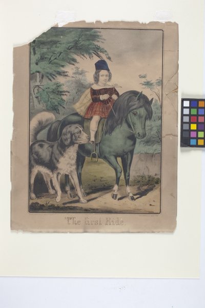 The First Ride by N. and Ives J.M. (1824 95) Currier
