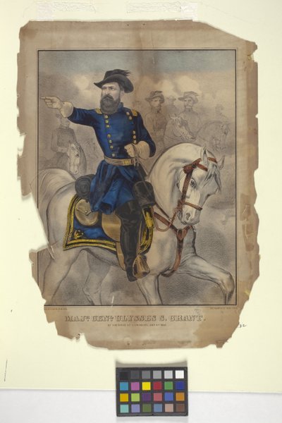 Major General U. S. Grant by N. and Ives J.M. (1824 95) Currier