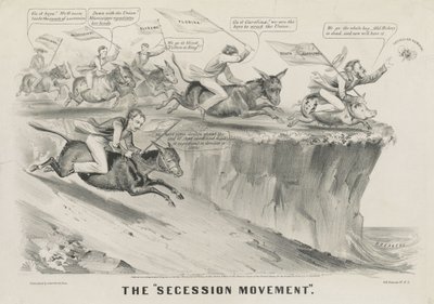 The Secession Movement by Currier and Ives