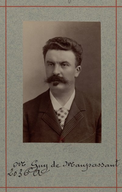 Guy de Maupassant - photo studio Nadar by Nadar