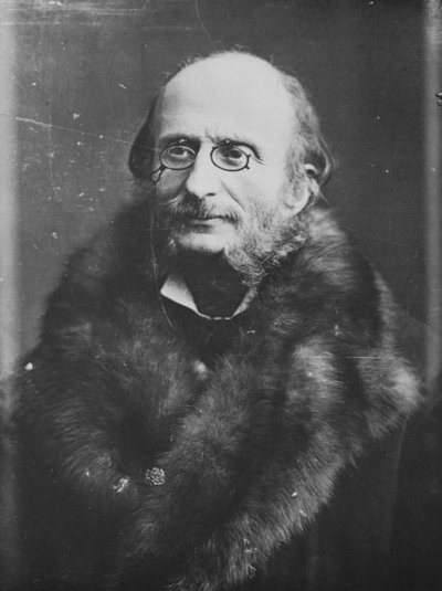 Jacques Offenbach, German-born French composer, c1875 by Nadar