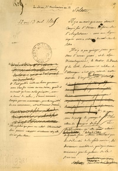 Proclamation to the Army, October 13, 1805, 1921 by Napoleon Bonaparte I