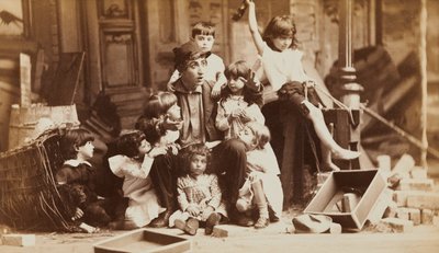 Character Groupings: Danger Threatening by Napoleon Sarony