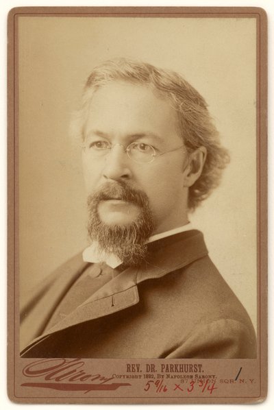 Charles Henry Parkhurst by Napoleon Sarony