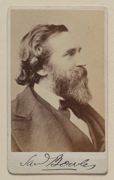Samuel Bowles II by Napoleon Sarony