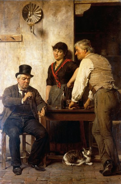 Intelligent Man Making Judgment by Napoleone Nani