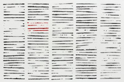 Contrasting Red Lines by Natalie Bruns
