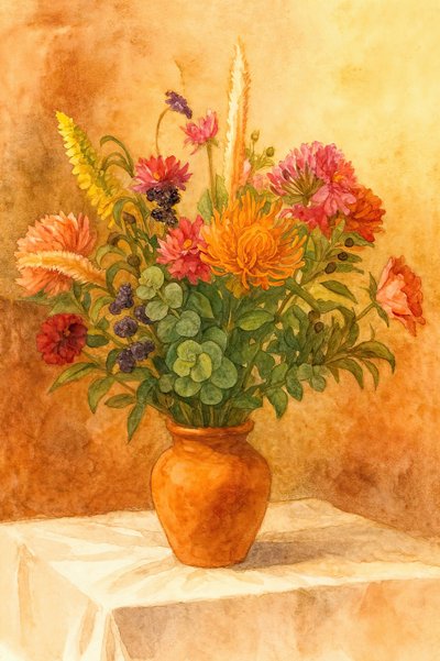Rustic Autumn Bouquet by Natalie Bruns