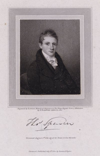Thomas Spencer, English Congregational Minister by Nathan Cooper Branwhite