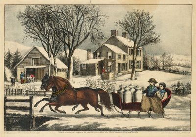 Winter Morning in the Country, 1873 by Currier and Ives