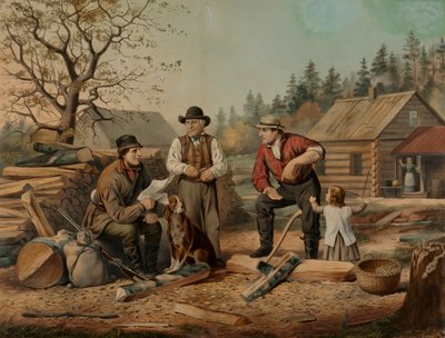 Arguing the Point (Politics on the American Frontier) by Nathaniel Currier