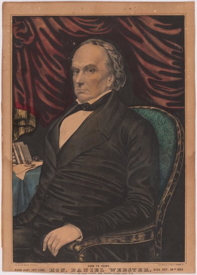 Daniel Webster by Nathaniel Currier