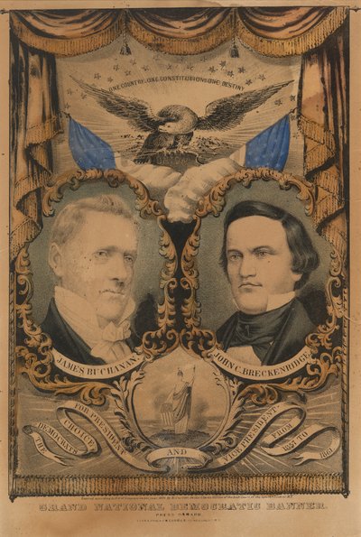 Grand National Democratic Banner by Nathaniel Currier