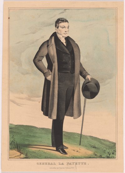 Marquis De Lafayette by Nathaniel Currier