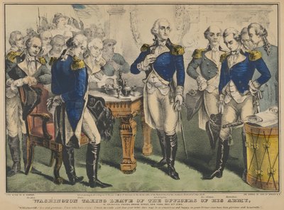 Washington Taking Leave of the Officers of His Army at Francis