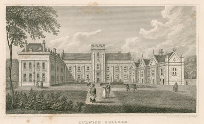 Dulwich College, London by Nathaniel Whittock