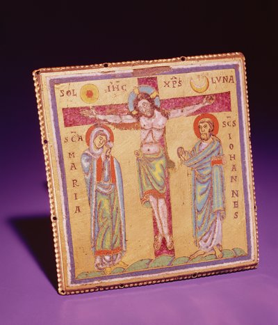 Plaque with the Crucifixion, c.1150-75 by Netherlandish School