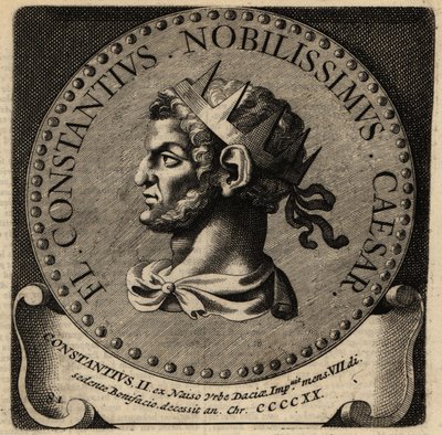 Portrait of Roman Emperor Constantius II by Netherlandish School