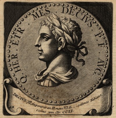 Portrait of Roman Emperor Herennius Etruscus by Netherlandish School
