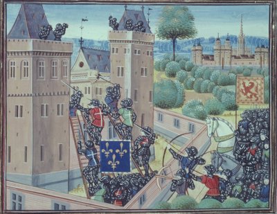 The Capture of Wark Castle by the French and Scots, from Book II of 