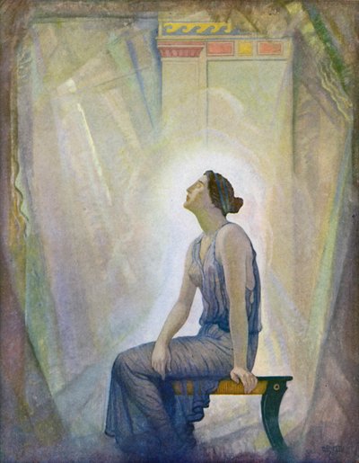 Odyssey: The Mourning Penelope by Newell Convers (after) Wyeth