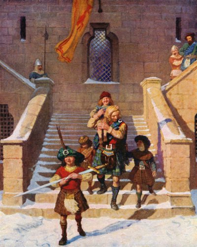 Wallace and the Children by Newell Convers Wyeth
